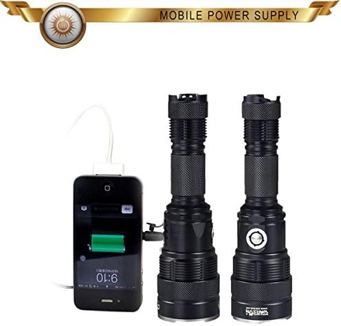 Warsun CT9T CREE XM-L2 6 Modes 1198 Lumens LED Flashlight Suit