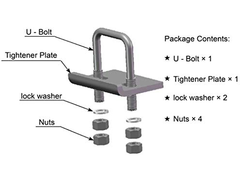 Winnerwell Anti Rattle Hitch Tightener for 1.25" and 2" Hitches 2 Pack - Thumbnail 3