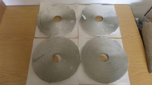 TremPro Butyl 4 Rolls Window Hatch Vent Caulk Seam Sealer Butyl Seal Tape 3/16