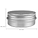 Beauticom Aluminum Silver Tin Metal Storage Containers with Screwtop Lids for DIY Beauty, Cosmetics, Accessories, Travel and More! (12 Pieces, 30G)