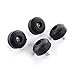 Dunlop ECB151 Rubber Feet with Screws, 4/Bag