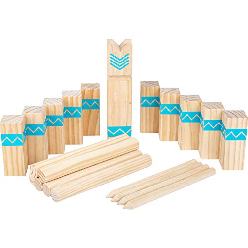 small foot Wikingerspiel Kubb Active, aus FSC 100%-zertifiziertem Holz, Outdoorspiel für die ganze Familie, 12036