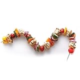 Fire Wire Stainless Steel Flexible Barbecue Skewer, Set Of 4