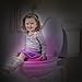 Domini Toilet Night Light Bowl 8-Color Led Sensor Motion-Activated Bathroom Toilet Light for Kids Potty Training 1 Pack,Automatic Work in Darkness Only