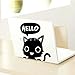 Buytra Cute Cat Children's Room Bedroom Wall Switch Sticker Wall