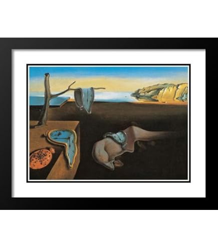 Amazon.com: The Persistence of Memory, c.1931 18x15 Framed Art