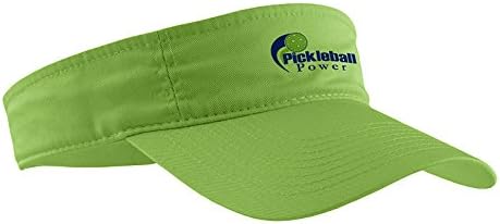 Pickleball Fashion Visor/cap/hat - New/embroidered - Unisex - Adjustable - Lime Green