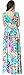 Jusfitsu Women's V-neck Floral Printed Beach Boho Maxi Dress Plus Size