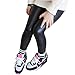 eshion® Girls Black Stretchy Faux Leather Skinny Pants Leggings Trousers