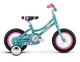 Raleigh Bikes Girls Jazzi 12 Bike, One Size, Teal