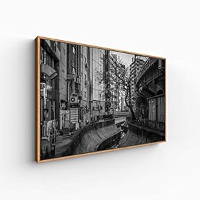 Canvas Wall Art for Living Room, Bedroom Building Framed Canvas Prints for Home Decoration Ready to Hang - 16x24 inches