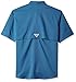 Columbia Men's Blood and Guts III Shorts Sleeve Woven Shirt, Blue Heron, Large