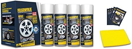 Wheel Kit Mibenco Plasti Dip 4 x 400 ml Spray Film – Glossy White + Sprayboy