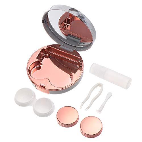 Mini Stylish Simple Contact Lens Travel Case,BeeGift Container Kit Set