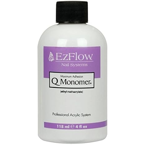 EZ Flow Q Monomer False Nails, 4 Fluid 