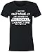 6TN Ladies Fitted I'm Too Emotionally Attached to Fictional Characters T Shirt