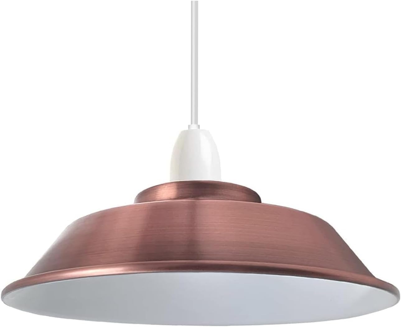 LEDSone Ceiling Lamp Shade 22cm Metal Kitchen Lamp Shade Pendant Lighting Ceiling Light Shade Ceiling Fitting Light Industrial Light for Indoor Pendant Light Shade lamp Shade (Copper 1)