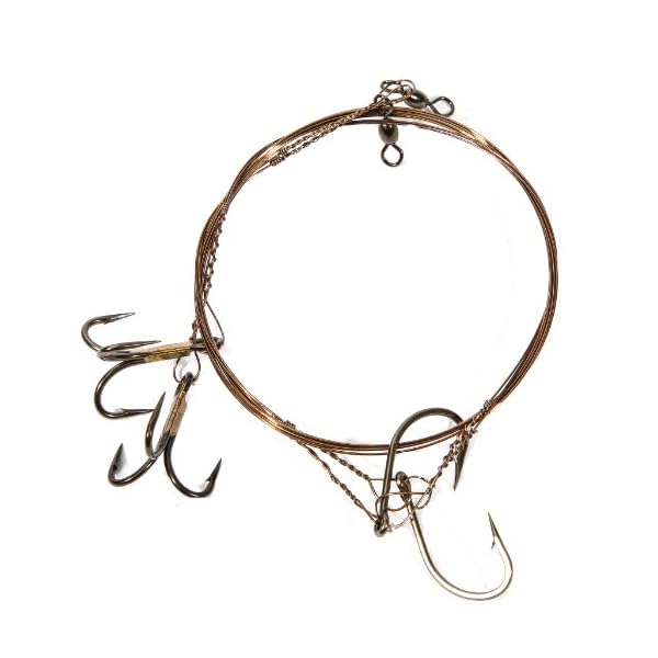 Boone-Single-Hook-20-Live-Bait-Rig-Pack-of-2-1-2-Treble-Hook