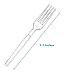 Zeppoli 240-Piece Clear Plastic Fork Set - Plastic Cutlery Utensil Set - Disposable Clear Plastic Forks - Chinet Utensils