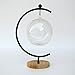 Awesomes Air Plant Stand/Flower Pot Stand Holder Iron Pothook Stand for Hanging Glass Terrarium (Black Wood)thumb 3