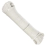 Solid Braid Construction Cotton Sash Cord - 1/4