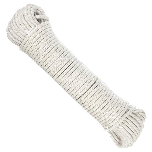 Solid Braid Construction Cotton Sash Cord - 1/4