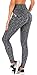 Ewedoos Yoga Pants with Pockets for Women Ultra Soft Leggings with Pockets High Waist Workout Pants (Space Dye Darkgray, Medium)thumb 1