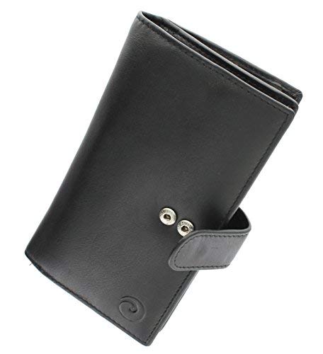 Mala Leather Origin Collection Leather Purse with RFID Protection 3178_5 Black