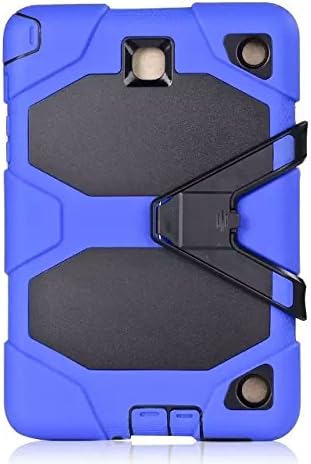 Galaxy Tab A 9.7 Case, T550 Case，Lanstyle Defender Armor Heavy Duty Military Rugged with Kickstand Full Body Protective Case for Samsung Galaxy Tab A 9.7 inches [SM-T550] (blue)
