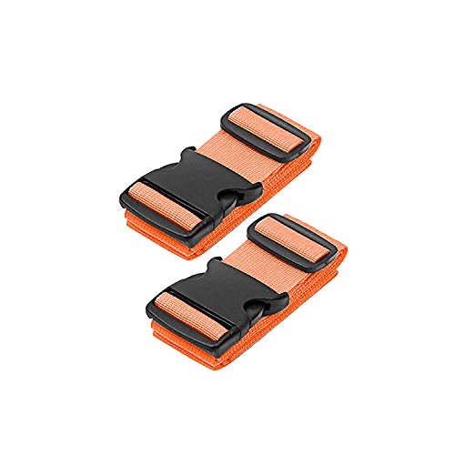 Luggage Straps - Travel Accessories TSA Approved Luggage Straps Suitcase Belts In 6 Colors Sold In 1/2/4 set By SWISSELITE
