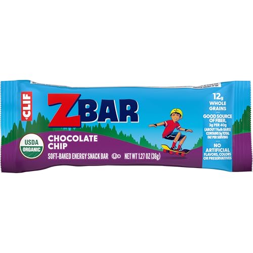 ZBAR – CHOCOLATE CHIP, ICED OATMEAL COOKIE, AND CHOCOLATE BROWNIE – VARIETY PACK – SOFT-BAKED ENERGY SNACK BARS – NON-GMO – 11-12G WHOLE GRAINS – USDA ORGANIC GRANOLA BARS (18 COUNT, MIX MAY VARY)