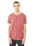 Alternative Men's Distressed Heritage Tee, Red Pigment, Large