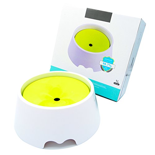 Dog Water Bowl No Spill Dripless Pet Water Food Bowl for Dogs and Cats, 1000ML(34OZ), Spill-Proof/Anti-Dust/Anti-choking/Anti-Gulping - Water or Food Dog Bowls - Thumbnail 7