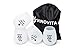 Silicone Wine Glasses (Set of 4) with Bag by Vinovita | Unbreakable Rubber Drinking Cups | Elegant and Funny Gift | Durable and BPA Free | Great for Outdoor Parties, Pool, Beach, BBQ, Camping | Dog