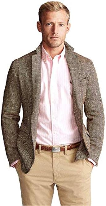 camisa de rayas rosa y blanca hombre