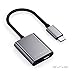 Satechi Aluminum Type-C to 3.5mm Audio Headphone Jack Adapter with USB-C PD Charging - Compatible with 2020/2018 iPad Pro, Google Pixel 3/XL/2, Microsoft Surface Go, Samsung Galaxy S9 Plus/S9, HTC U11