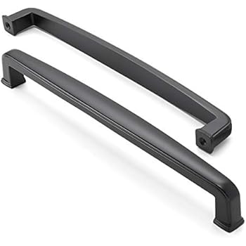 Cauldham 10 Pack Solid Kitchen Cabinet Handles (7-1/2" Hole Centers) - Drawer/Door Hardware ...