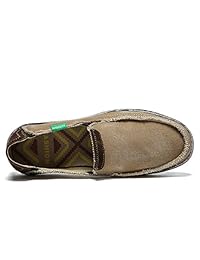 Mocasines de lona para hombre, antideslizantes, informales, planos, para exteriores