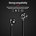 Bluetooth Headphones, Sports Bluetooth Headphones Earphones Earbud with Mic Wireless Headset, Waterproof Sweatproof HD Stereo Earbuds for Running Gym Noise Cancelling 20Hrs Play Time (X7-Black)thumb 1
