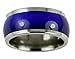 Mood Rings 10mm Solid Heavy Gauge Stainless Steel Comfort Fit Band 70's Style Not Cheap Very