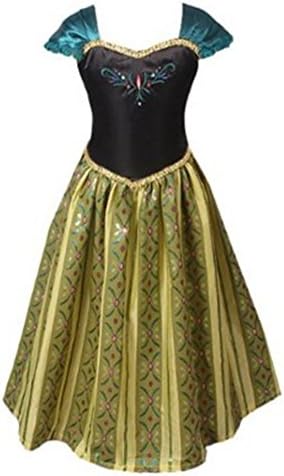 CXFashion Toddler Girls ANNA CORONATION Costume Baby Children Dress Up (3-4Y)