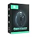 1byone Ergonomic Mouse, USB Wired Optical Mouse with Adjustable DPI and LED lights, 6 Buttons, Black