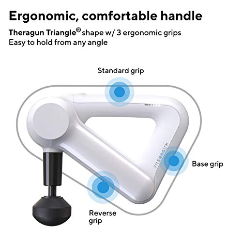 image for Theragun G3 Percussive Therapy Device, White, Handheld Deep Muscle Tre