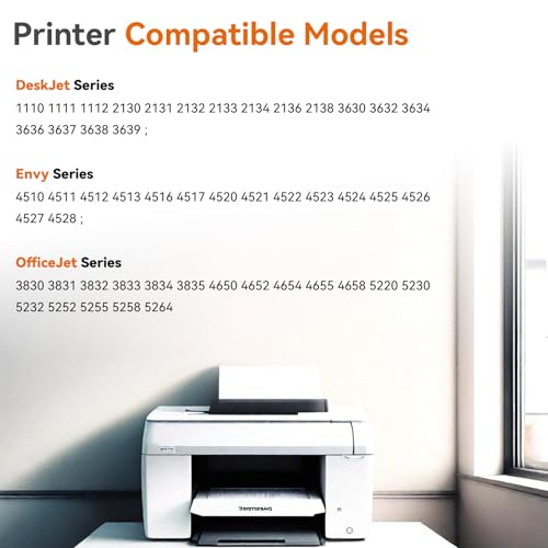 302XL Ink Cartridges Replacement for HP 302 Cartridge, Compatible with HP 302 XL Black and Colour for DeskJet 3630 3632 2130 3639 Envy 4520 4525 4527 OfficeJet 3831 3833 3830 (2-Pack)