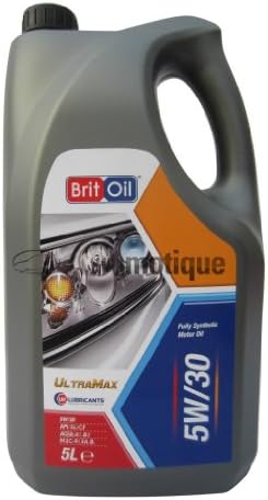 VAUXHALL VECTRA ENVOY (95-02) BRITOIL FULLY SYNTHETIC ENGINE OIL 5W30