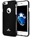 GOOSPERY Pearl Jelly for Apple iPhone 7 Case (2016) Slim Thin Rubber Case (Black) IP7-JEL-BLK