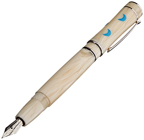 Delta capri night fountain pen, fine nib only, ivory re…
