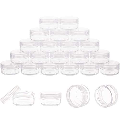 10 Gram Sample Containers with Lids, 10ML Sample Jars, 40 PCS Small
