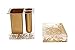 Hot San Resin 5 Pieces Bathroom Accessory Set - Ice Crystal In Gold Design Ensemble,Bathroom Vanities,Home Decor