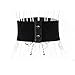 Women Leather Waist Band Elastic Cinch Belt Corset Lace up Band